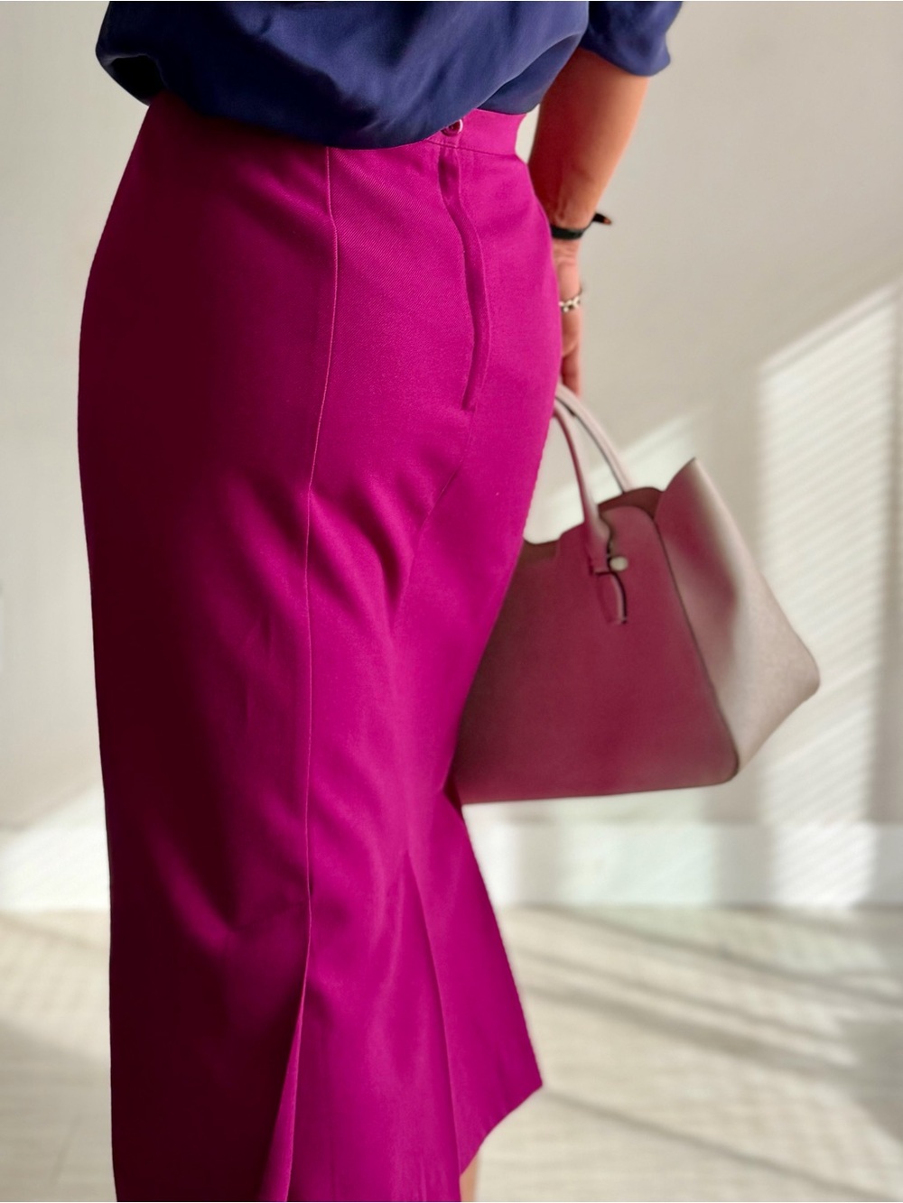Vintage Pokita Petites by Stratze® Pleated Midi Skirt | Size 8 | Pristine